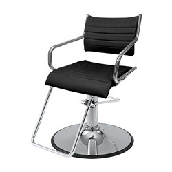 Takara Belmont ST-022 Ghia Hair Styling Chair w/ Hydraulic Base Option