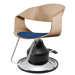 Takara Belmont ST-M40 Curved Art Hair Styling Salon Chair - BCE Base