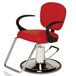 Veeco ST-9701-B Stiletto Styling Chair on Round Base