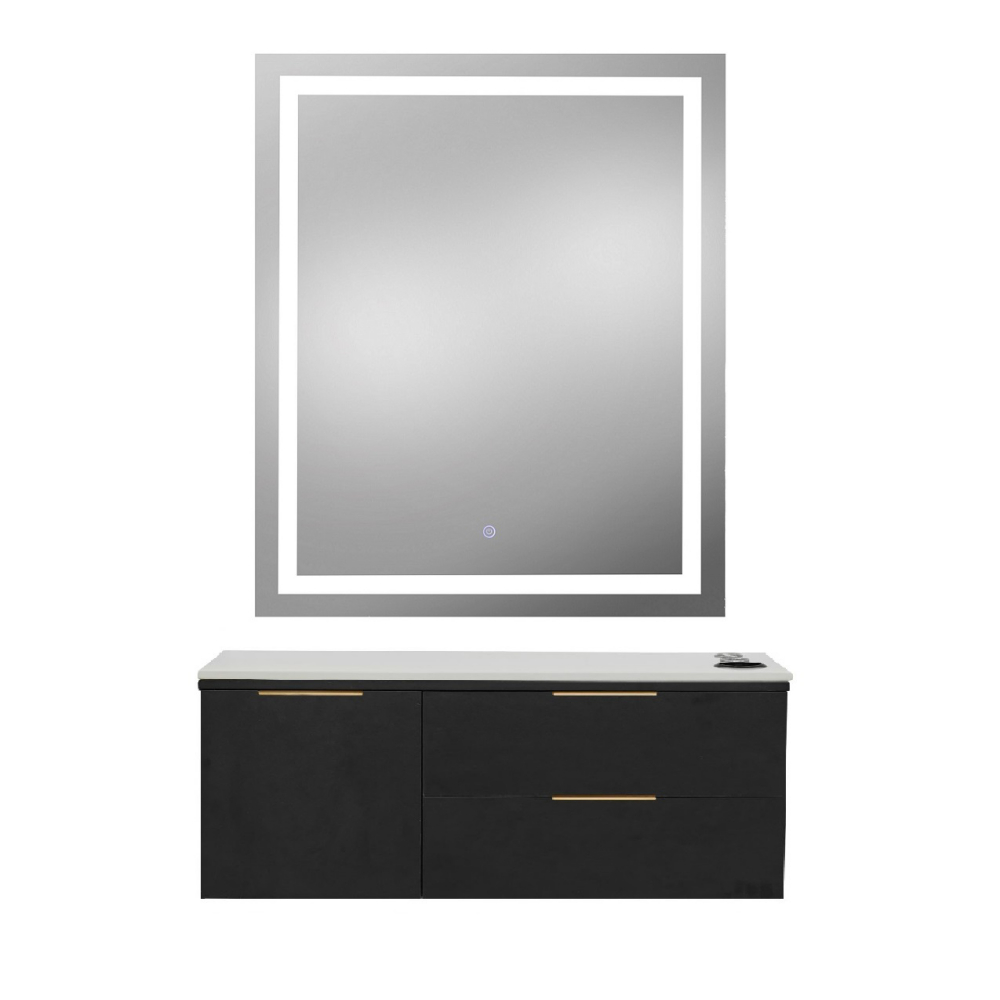 Pibbs 6002 Capri Wall Mounted Salon - Styling - Barber Station w