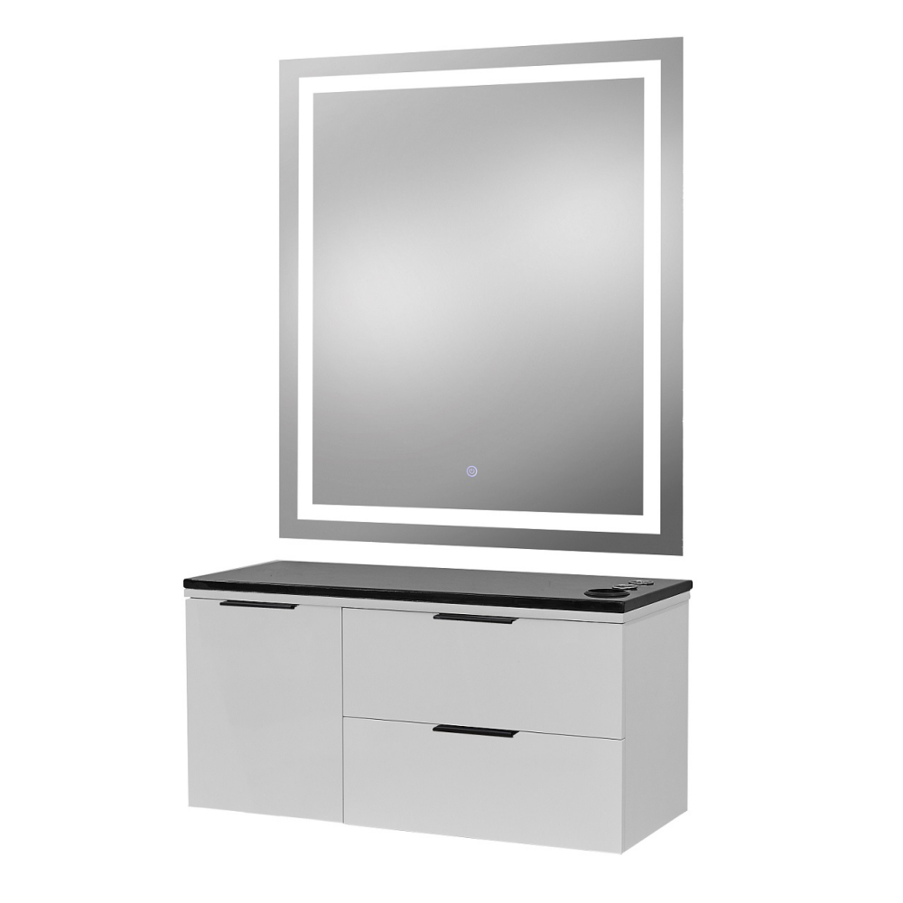 Pibbs 6002 Capri Wall Mounted Salon - Styling - Barber Station w