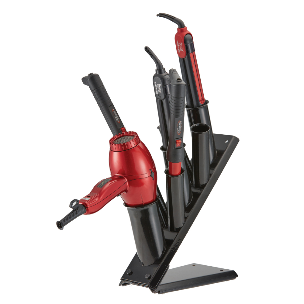 トップス the bercedes menz setup Pibbs 1507 Wall Mount Salon Curling Iron Holder