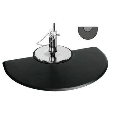 Jeffco HR3654 Comfort Zone Mat, Half Round w/ Round Chair Depression - 36" x 54" x 3/4"