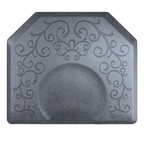 Smart Step Mats SS4045X75GIBSAP Granite Sapphire Bella Rectangle Mat 4' x 4.5'