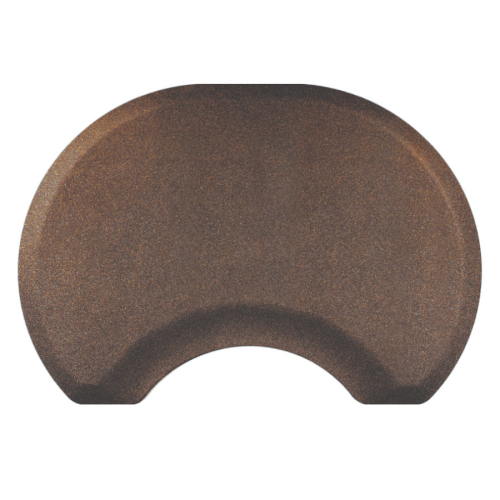 Smart Step Mats SS2535C75GC Granite Round Mat 2.5' x 3.5'