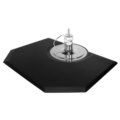 XL Comfort Zone Salon Mat, Rectangular w/ Round Chair Depression