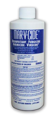 William Marvy 16.0 oz. Mar-V-Cide Disinfectant, Germicide, Fungicide & Virucide - Kills AIDS Virus (HIV-1) - 12 count