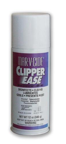 William Marvy 12.oz Mar-V-Cide Clipper Ease Spray Disinfectant / Lubricant- Tuberculocidal & H1N1 Flu (12 Count)