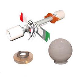 William Marvy Barber Pole Two-Light Conversion Kit - To Convert Models 333, 405, 410, 418, 506, & 607