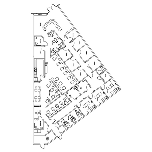 Beauty Salon Floor Plan Design Layout - 4250 Square Foot