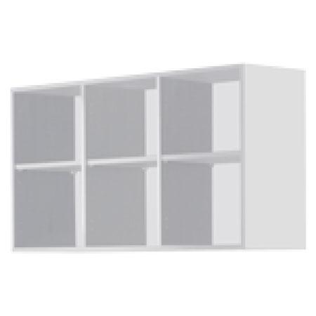 Salon Ambience WS/043 Wall System 120 Top Cabinet - Open