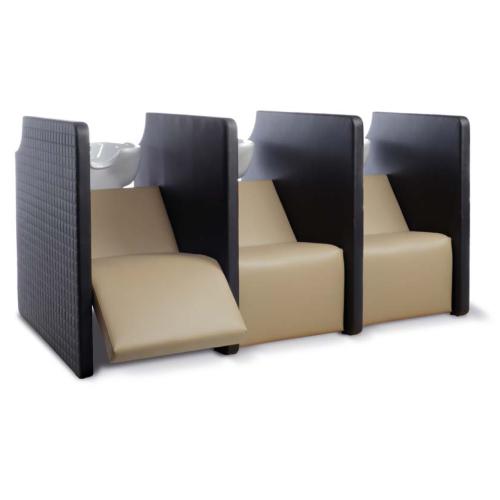 Gamma & Bross PRIVACY WASH Shampoo Station w/ Massage - Triple