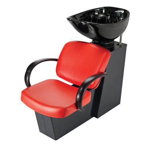 Pibbs 5236BL Messina Backwash w/ Black Bowl