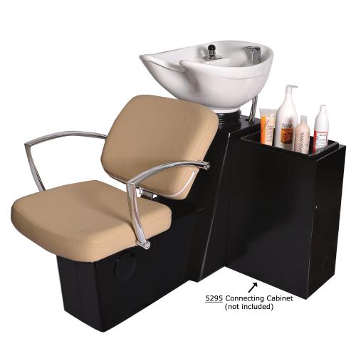 Pibbs 5237W Pisa Backwash w/ White Bowl