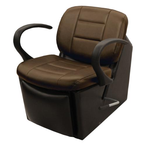 Collins QSE 12ES Kelsey 59 Electric Shampoo Chair w/ Kick-Out Legrest, Chassis in Black