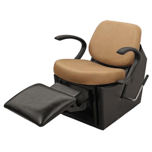Collins QSE 14ES Massey 59 Electric Shampoo Chair w/ Kick-Out Legrest, Chassis in Black