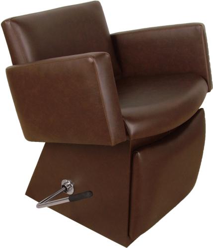 Collins QSE 6950L Cigno Lever Control Shampoo Chair w/ Kick Out Legrest