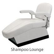 Collins 3303 Luxe Shampoo Lounge w/ Lever-Controlled Reclining Back
