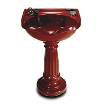 Takara Belmont - Marble Products Model 300 Cultured Marble Pedestal Bowl w/ #550 "Dial Flo" Single Lever Control