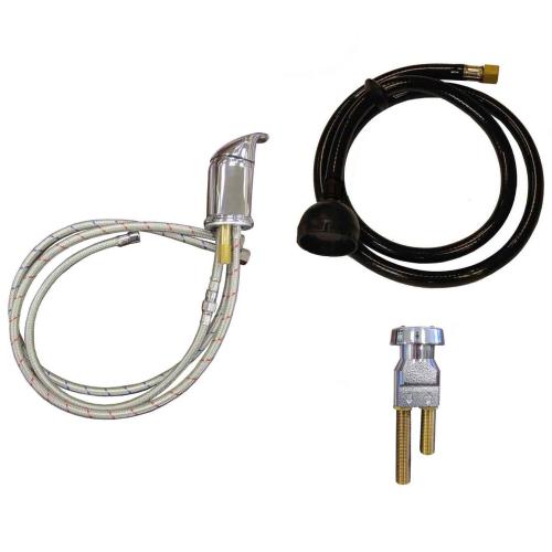 AYC Single Lever Chrome Faucet Set - 3/8 F