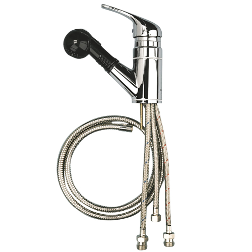 Jeffco 800 Single-Handle Faucet w/ Spray Hose & Vacuum Breaker