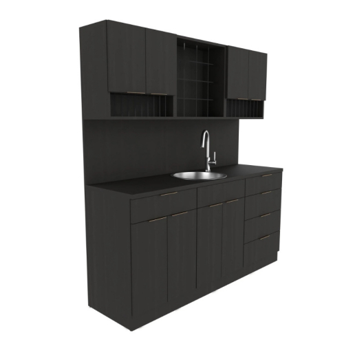 Collins E1137-72 Config A Color Dispensary with Sink