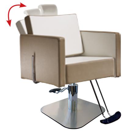 Salon Ambience SH/894-4/S Square All Purpose Chair - Square Base