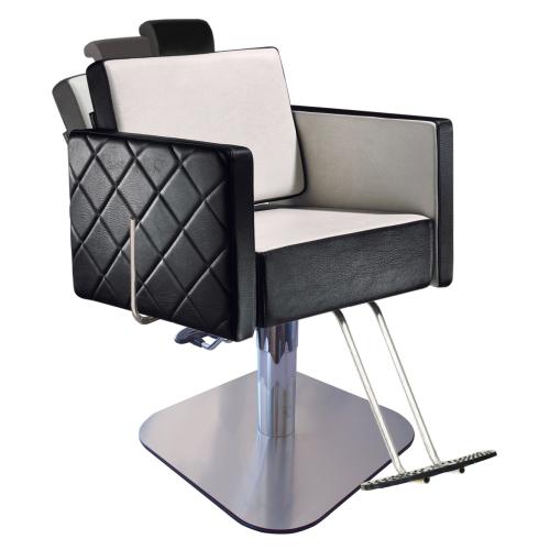 Salon Ambience CH/102-4/S Square All Purpose Chair w/ Headrest & 1683 Base