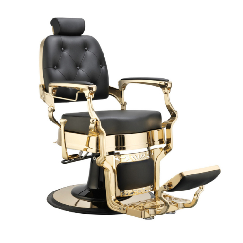 AYC - Adams Retro Barber Chair w/Gold Frame