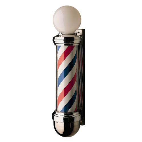 Shop for William Marvy 824 Wall Mount Barber Pole - Two Lights