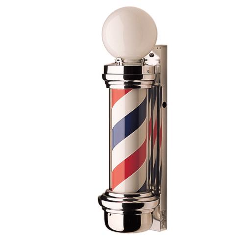 Shop for William Marvy 55 Wall Mount Barber Pole - Two Lights