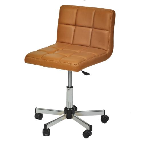 Pibbs 680FN Waffle Stool w/ Backrest - Fawn Upholstery Only