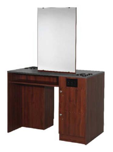 Belvedere Edge EDU129 Vantage Double Vanity - Stainless Steel Top & Laminate