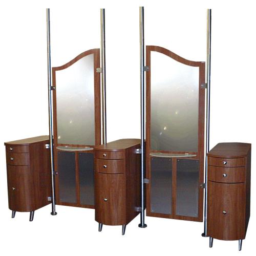 Collins 904-114 Cambridge Four-Stylist Island