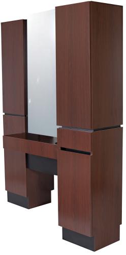 Collins QSE 471-63 Reve Back-to-Back Tower Styling Island