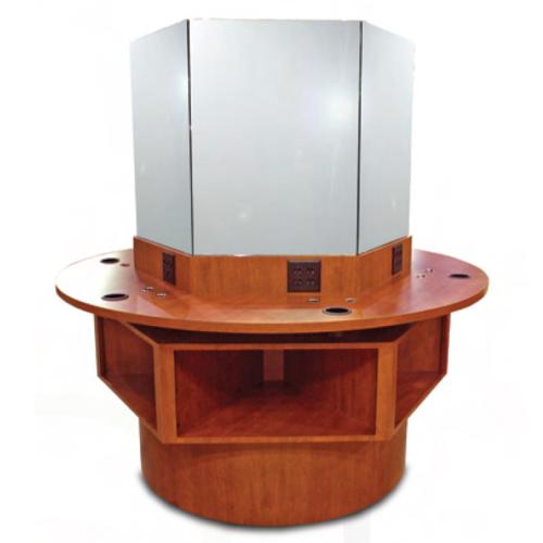 Collins Foundations 32991.3 Hexagon School Styling Station with Six Mirrors