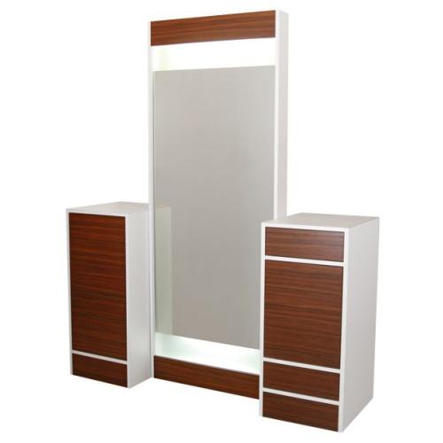 Collins 6623-68 Edge Back-to-Back Styling Station w/ 18" Wide Vanities