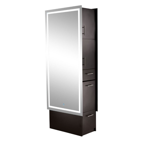 Pibbs  9110 Lumina Island Station with LED Mirrors - Storage Server & Base