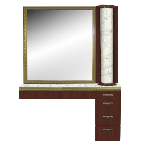 AB Salon Equipment 00269 Bellagio Column Styling Station