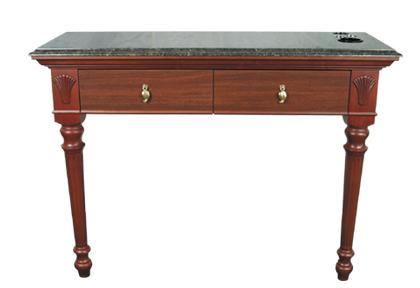 AB Salon Equipment 00745 Madison Styling Station w/ Stone Top