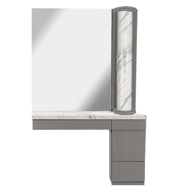 AB Salon Equipment 57478 Single Column Styling Station