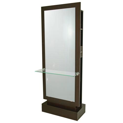 Collins 608-30 Rio Artisty Styling Station w/ Mirror and Tempered Glass Ledge