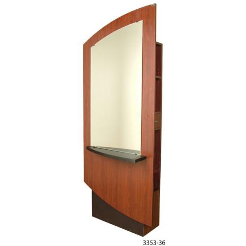 Collins QSE 3353-36 Klips Formula Styling Station w/ Half Mirror & Ledge