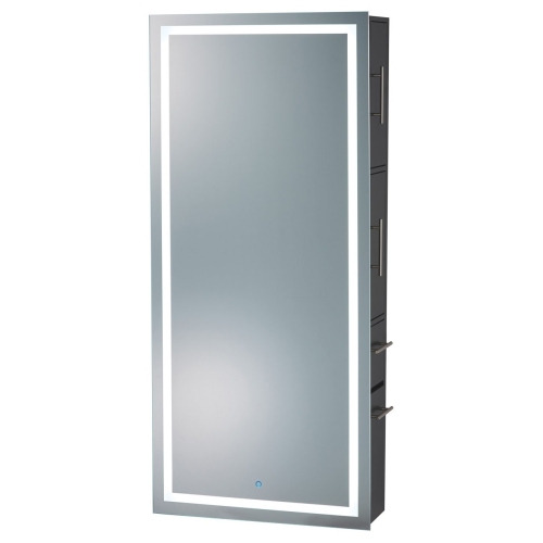 Pibbs 9110-SER02 Lumina LED Salon Mirror and Storage Server