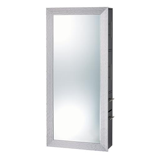 Pibbs Wave Salon Mirror w/ Storage Server