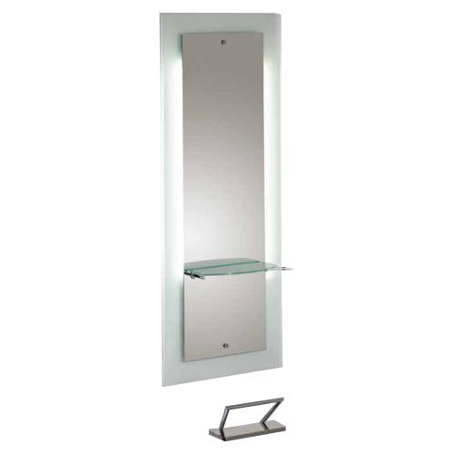 Salon Ambience MI/050 Lyon Glass Panel Mirror Styling Station