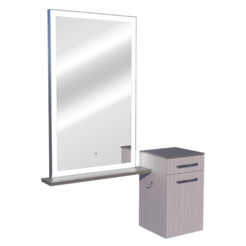 Kaemark Glo Salon Styling Station w/Shelf  GL-04-D