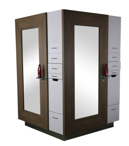 Kaemark Coda Corner Salon Styling Station DA-05-B