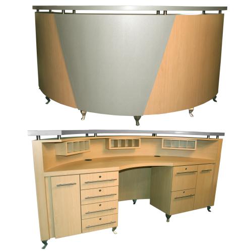 AB Salon Equipment 84423 Kamran Reception Desk