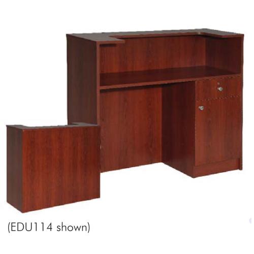 Belvedere Edge Edu104 Vantage Reception Desk Laminate Online